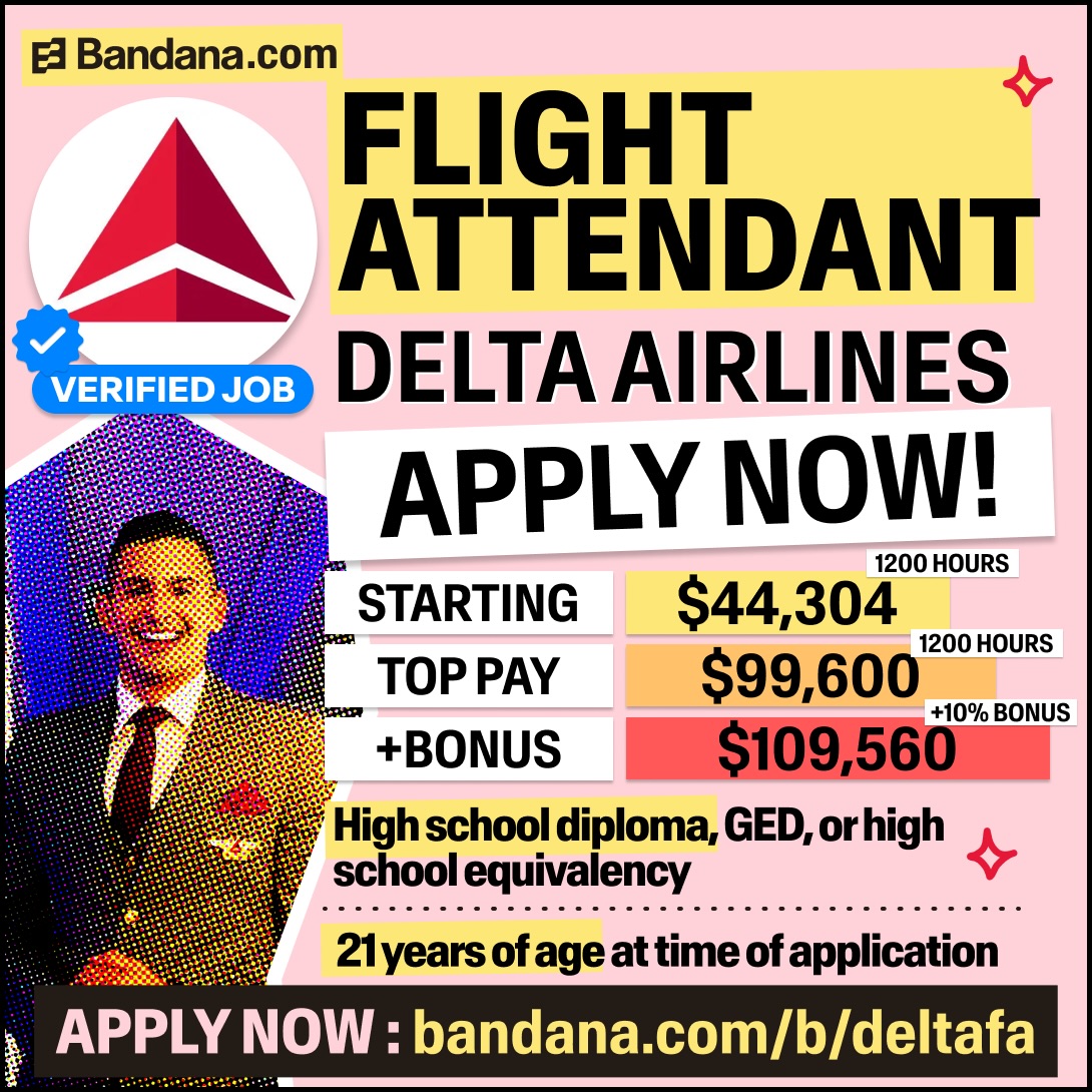 Delta Airlines is hiring